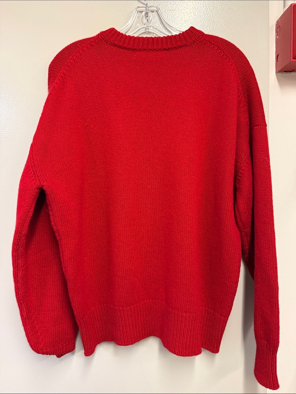 &daughter Women’s Classic Crewneck Sweater - Red - Picture 7 of 8